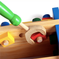 Jucarie de rol din lemn, 50 piese - Micul Tamplar