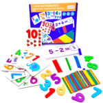 Joc de asociere din lemn, Iubesc Matematica, 3 ani