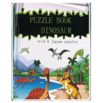 Carte educativa cu 6 puzzle-uri - Lumea Dinozaurilor - 72 piese