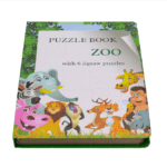 Carte educativa cu 6 puzzle-uri – Bun venit la Zoo - 72 piese