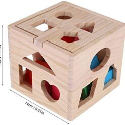 Cub Sortator De Forme Din Lemn