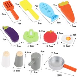 Joc de rol din lemn cu bucatarie tip Montessori