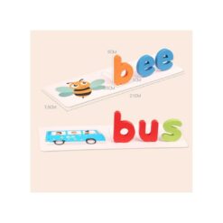 Joc din lemn Invata Cuvintele in Engleza