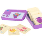 Joc educativ de asociere - carti de joc cu obiecte