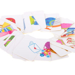 Joc educativ de asociere - carti de joc cu obiecte