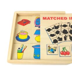 Joc educativ de asociere si memorie de tip Montessori - Jocul Umbrelor cu animale