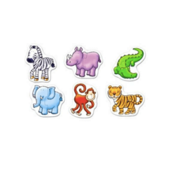 Joc educativ de asociere si logica Jungla 12 piese - Primul meu puzzle