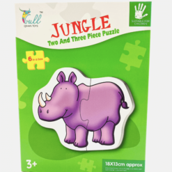 Joc educativ de asociere si logica Jungla 12 piese - Primul meu puzzle