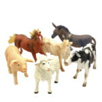 Set de 6 animale mari de la Ferma - Farm Animals, 16 cm