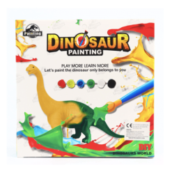 Set de pictat dinozaur carnivor in miniatura