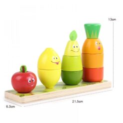 Sortator turn din lemn cu fructe si legume