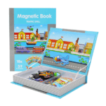 Joc educativ, carte magnetica - Traficul din oras, 3 ani