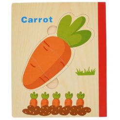 Carte Puzzle din lemn - Legume