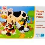 Puzzle 24 piese Animale de la ferma