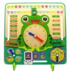 Joc Ceas Calendar din Lemn - Limba Romana, 3 ani