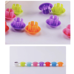 Joc mozaic lemn cu butoni mari 62 piese