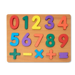 Puzzle educativ din lemn,Cifre 01