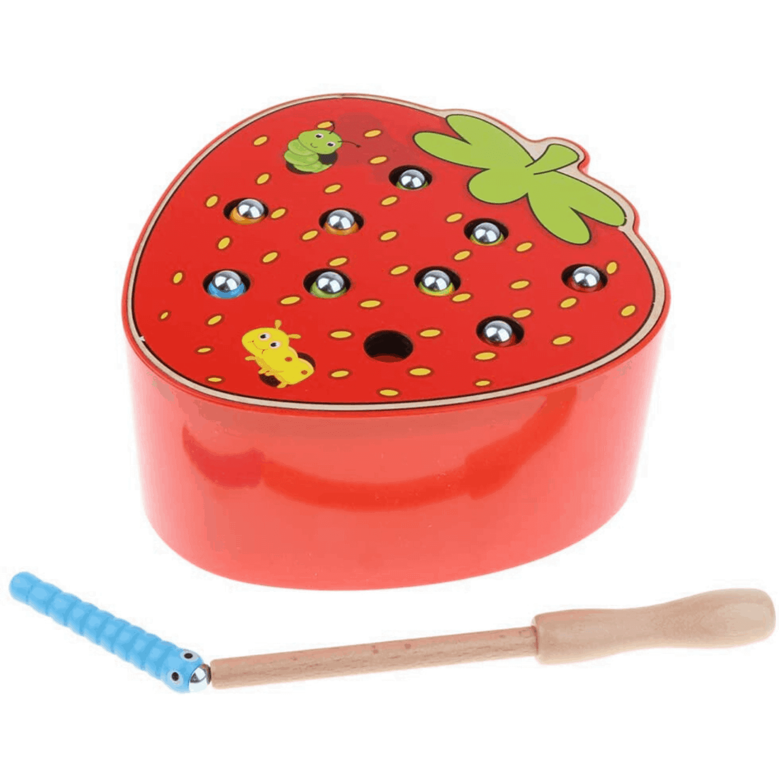 Joc pescuit magnetic - capsuna si viermisori