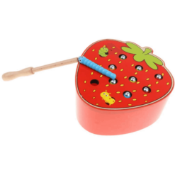 Joc pescuit magnetic - capsuna si viermisori