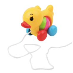 Jucarie interactiva de tras - Ratusca Vesela cu sunete