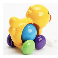 Jucarie interactiva de tras - Ratusca Vesela cu sunete