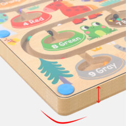 Labirint magnetic , joc sortare culori, 3 ani