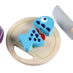 Ustensile bucatarie pentru copii - set din lemn 9 piese 09