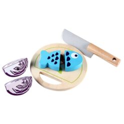 Ustensile bucatarie pentru copii - set din lemn 9 piese 09