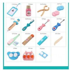 Jucarie de Rol din lemn - Set Dentis