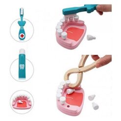 Jucarie de Rol din lemn - Set Dentist