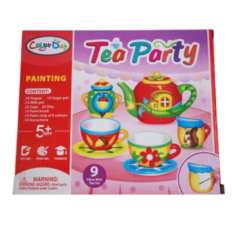 Set de pictat din ceramica - La ceai