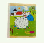 Carte Puzzle din lemn - Animale Domestice