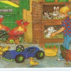 Carte Puzzle din lemn - Viata la ferma