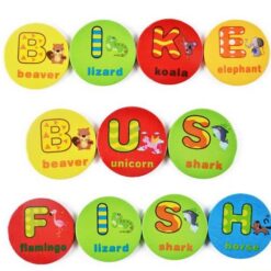 Joc multifunctional din lemn - Aritmetica si alfabet