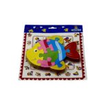 Puzzle 3D mic, din lemn - Pestisor