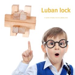 Set 6 jocuri logice din lemn - Incuietori Lu Ban