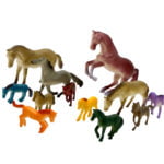 Set 6 figurine - Cai si caluti