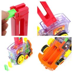 Joc educativ - Trenuletul Domino cu 80 Piese