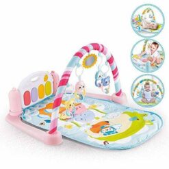 Saltea de joaca muzicala si interactiva 5 in 1 activitati - Fetite