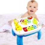 Masuta pentru Activitati Bebelusi 5 in 1 - Girafa