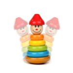 Turn Montessori de sortare si stivuire pentru bebelusi