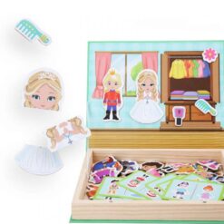 Carte Magnetica Montessori - Imbraca personajele