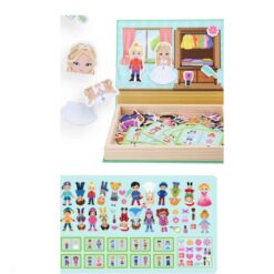 Carte Magnetica Montessori - Imbraca personajele