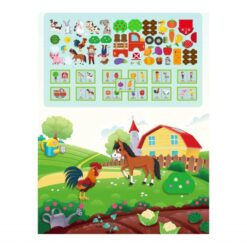 Carte Magnetica Montessori - Viata la ferma