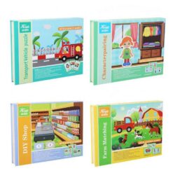 Carte Magnetica Montessori - Viata la ferma