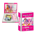 Carte magnetica de tip Joc Educativ STEM - Imbraca fetita, 3 ani