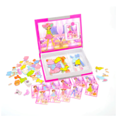 Carte magnetica de tip Joc Educativ STEM - Imbraca fetita