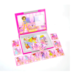 Carte magnetica de tip Joc Educativ STEM - Imbraca fetita