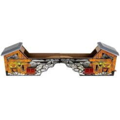 Circuit auto si feroviar din lemn cu 89 de piese