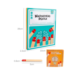 Joc Magnetic de tip Montessori, de logica - Betisoare, 3 ani+
